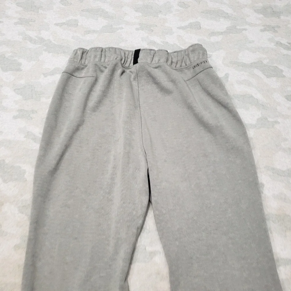 Jordan Joggers Mens Large Gray Pockets Drawstring Sports Fleece Gym